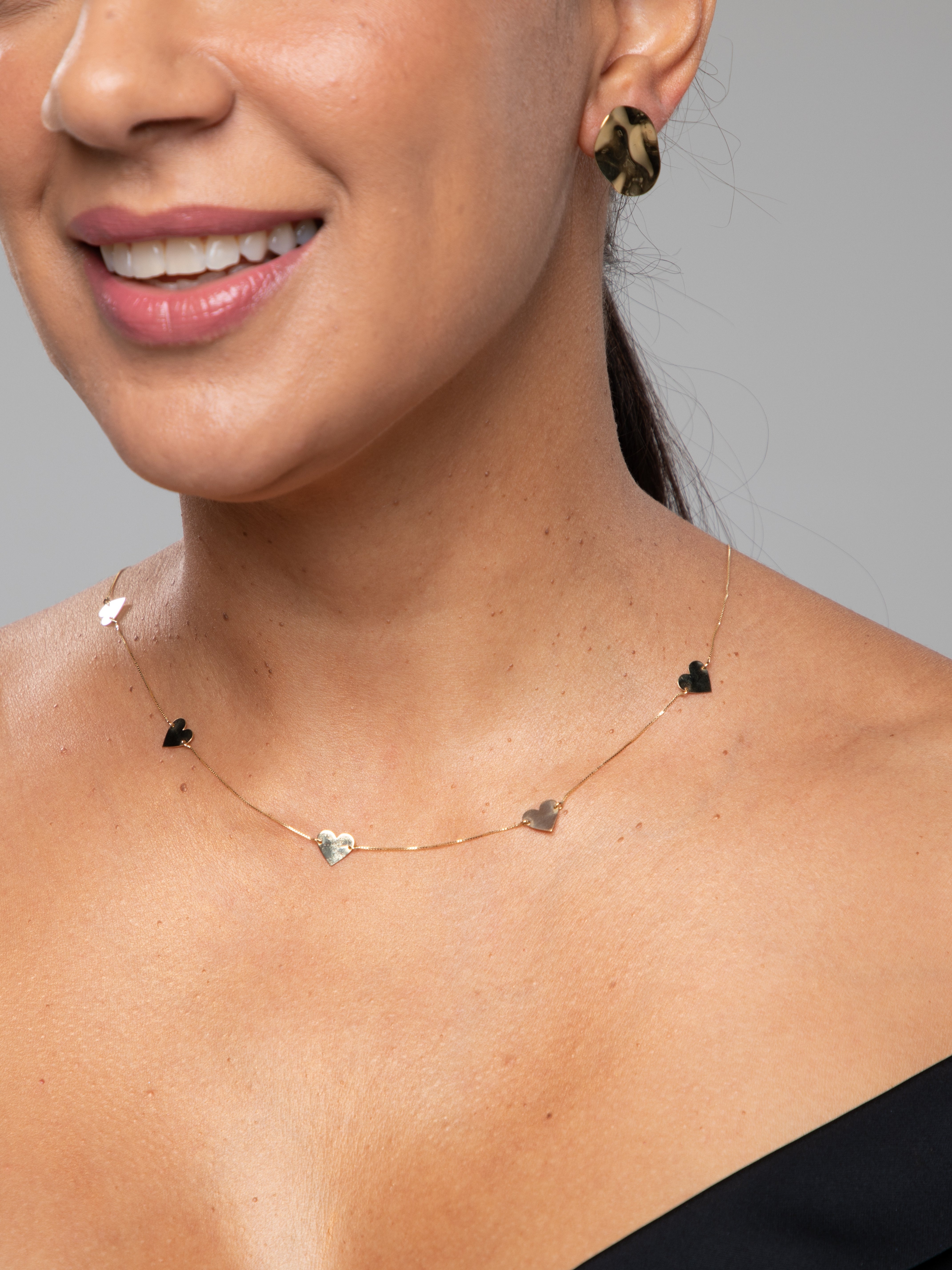 Plate earrings