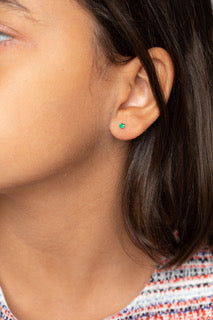 Emerald earrings