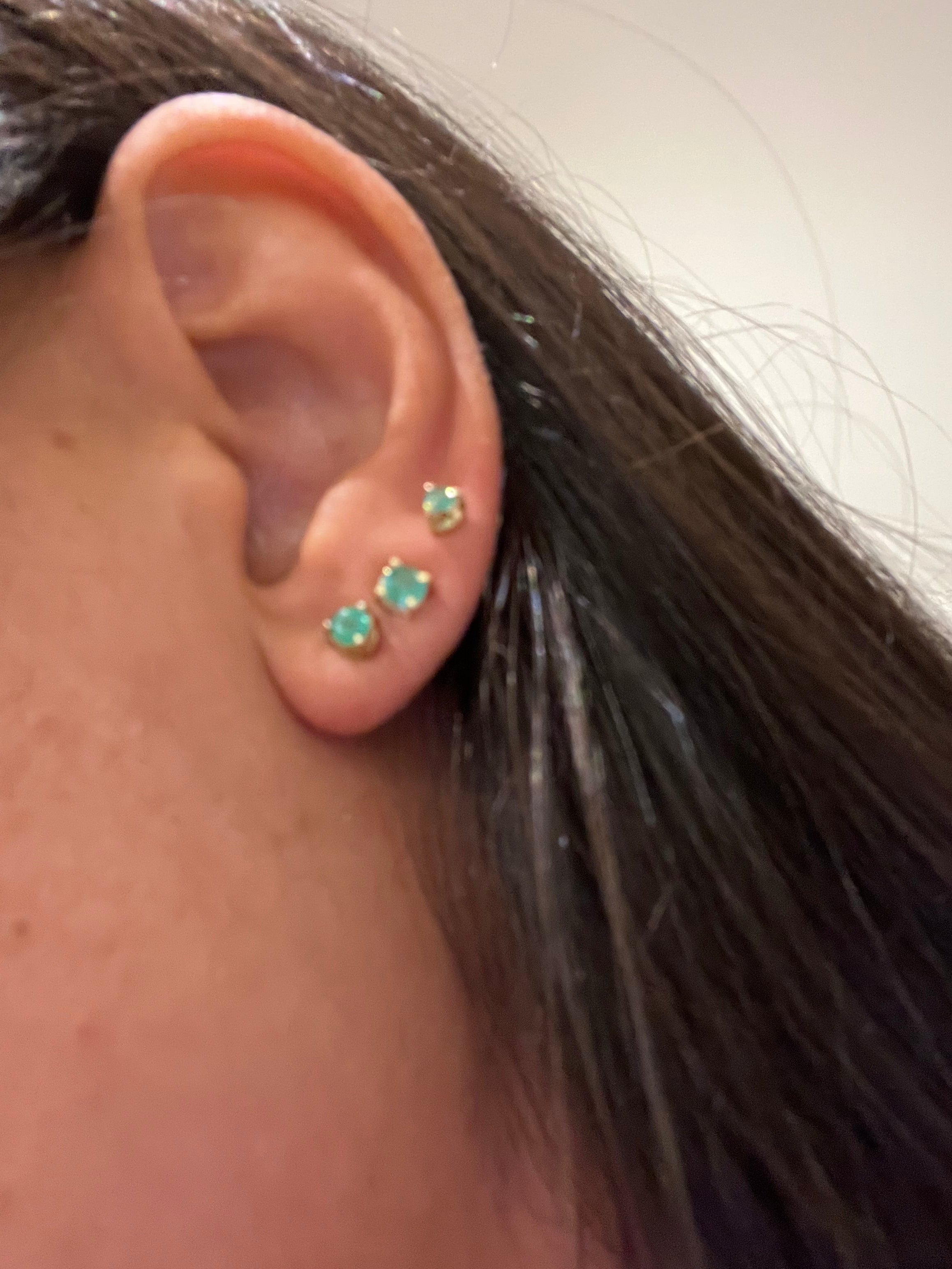 Emerald earrings