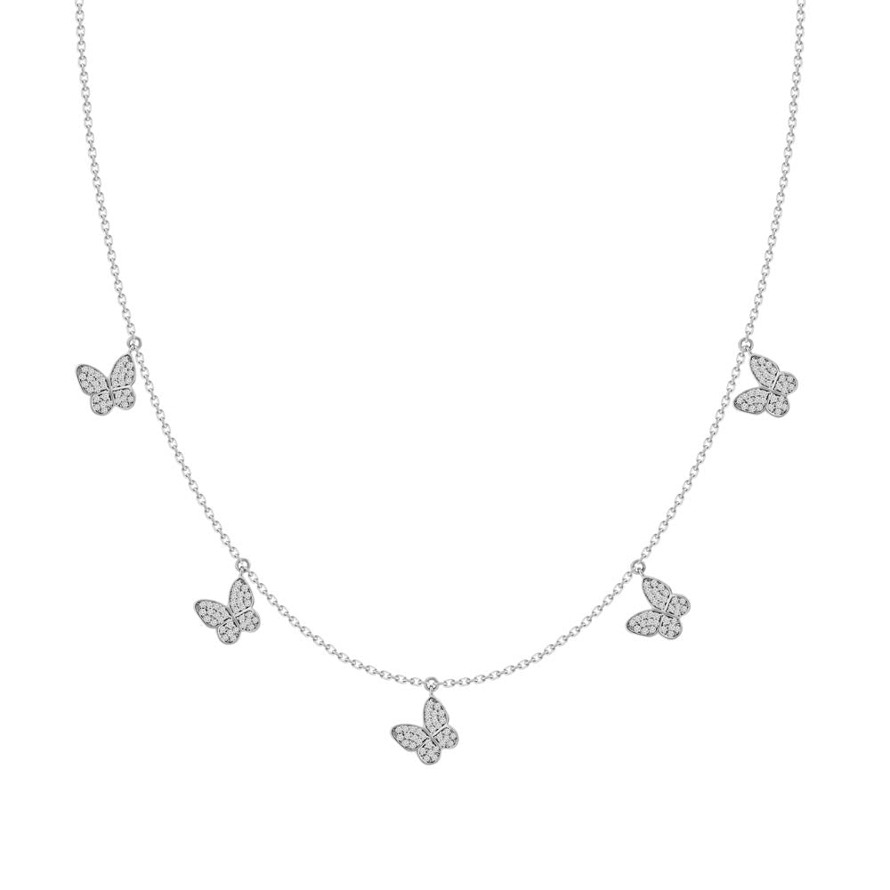 Butterflies necklace