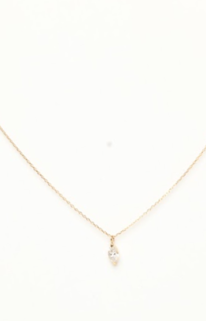 Diamond drop necklace