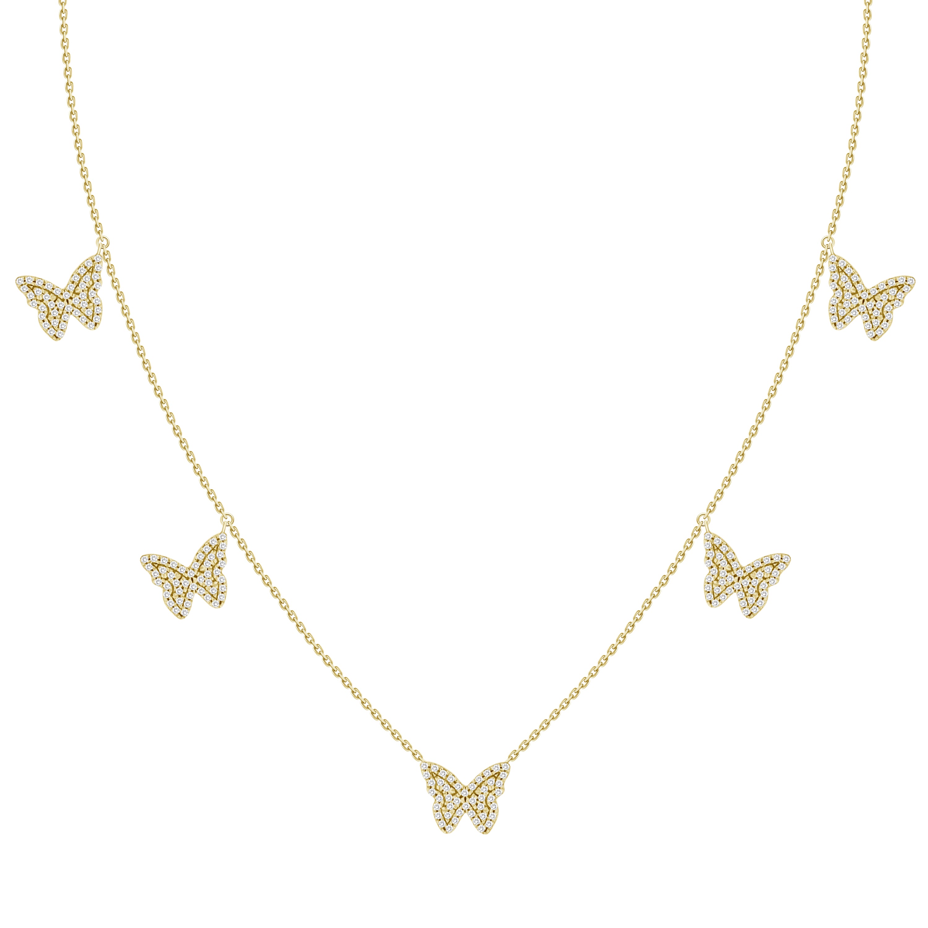 Butterfly necklace median 5