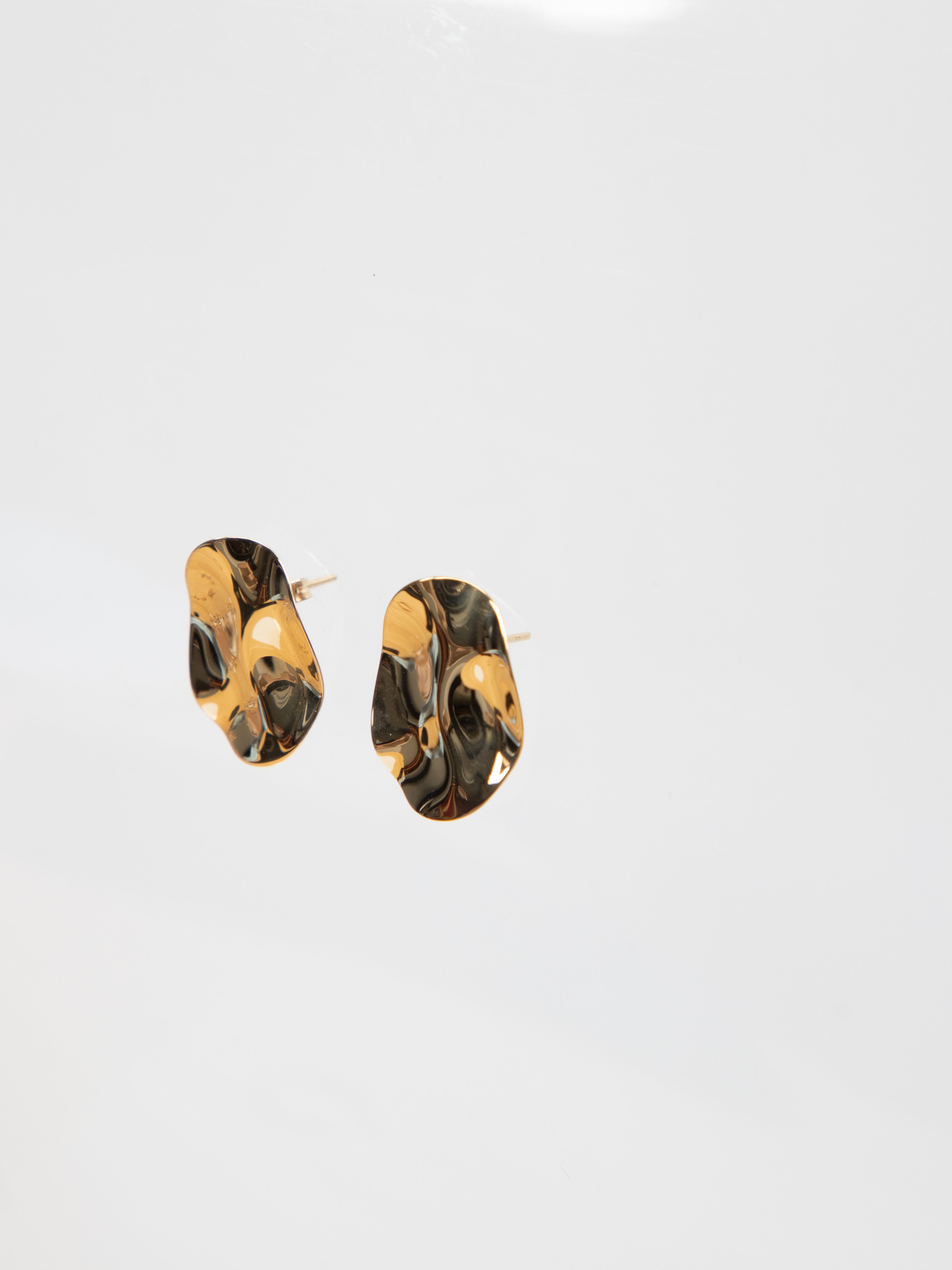 Plate earrings