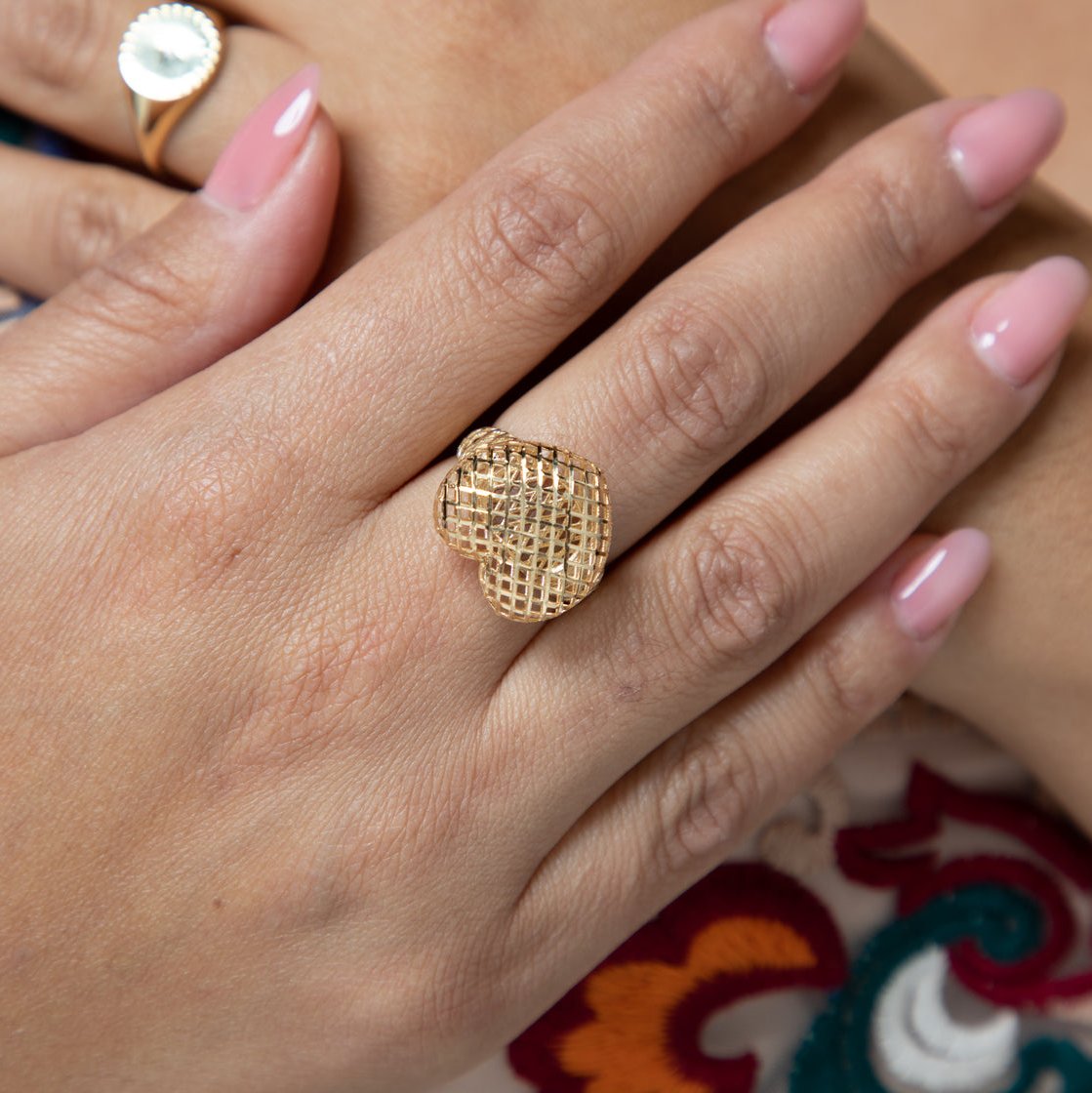 Laser Heart ring