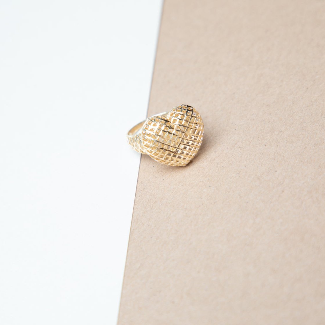 Laser Heart ring