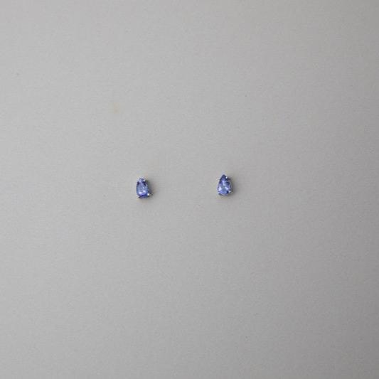 Tanzanites drop earrings